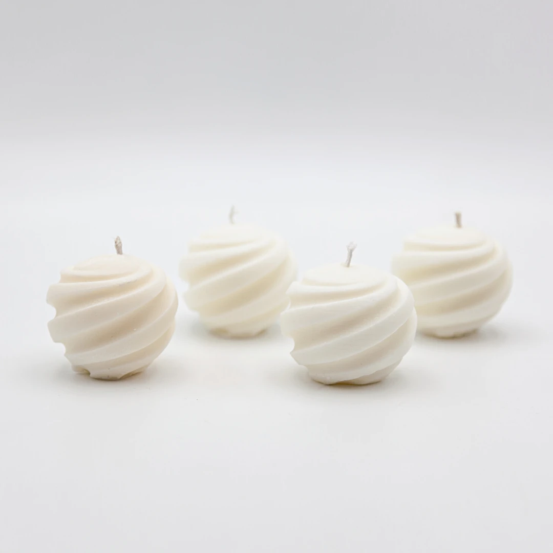 4 X-Small Swirl Candle Combo 4 X-Small Swirl Candle Combo -CROWN SHOP 13