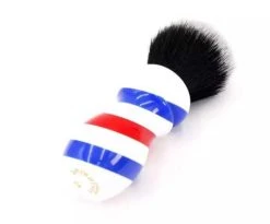 Yaqi Shave Brush Classic Barber Pole (Tuxedo Synthetic) -CROWN SHOP 201111122404 WhatsApp20Image202020 11 0920at2022.07.422028129