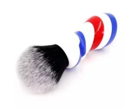 Yaqi Shave Brush Classic Barber Pole (Tuxedo Synthetic)