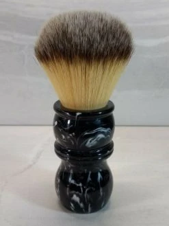 Yaqi Shave Brush Black Marble (Plisson Synthetic)