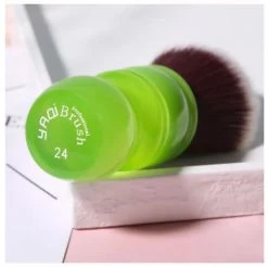 Yaqi Shave Brush Gummy Green (Mink Synthetic) -CROWN SHOP 210318120511 Gummy4