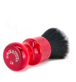 Yaqi Shave Brush Ruby (Tuxedo Synthetic)