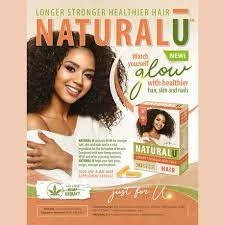 Natural-U Hair Capsules 30`s Natural-U Hair Capsules 30`s -CROWN SHOP 211102111013 25520X20255Pink