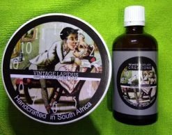 MSC - Vintage Lapidus Shave Soap And Aftershave Bundle