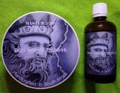 MSC - Zeus God Of Thunder Shave Soap And Aftershave Bundle