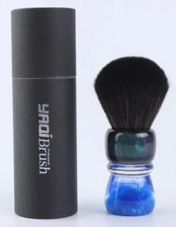 Yaqi Shave Brush Ocean (28mm, BOSS Synthetic) -CROWN SHOP 220610091428 Ocean4