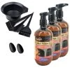 3x Hair Relaxer Hair Straightener Japanese Relaxer 500ml +Mixing Bowl Brush