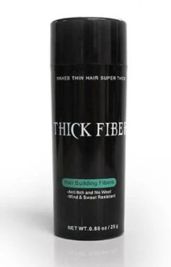 Thick Fiber Hair Building Fibers For Thinning And Fine Hair - Medium Brown