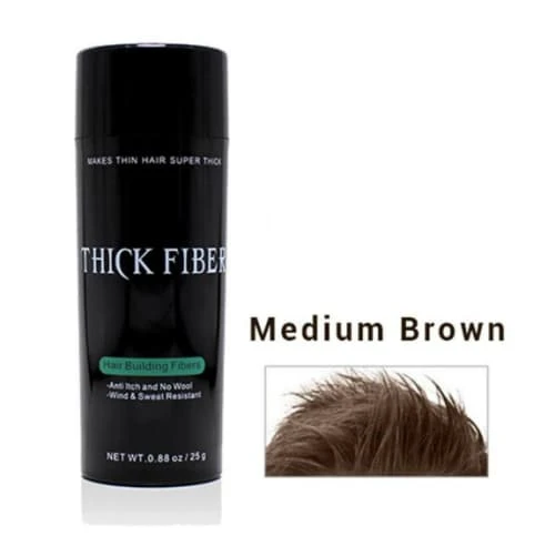 Thick Fiber Hair Building Fibers for Thinning and Fine hair - Medium Brown Thick Fiber Hair Building Fibers For Thinning And Fine Hair - Medium Brown -CROWN SHOP 230308161612 Screenshot202890529 1