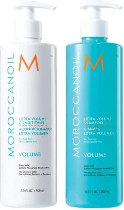 Moroccanoil Extra Volume - Shampoo & Conditioner - 2x 500 Ml