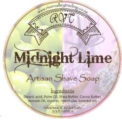 Tria RVT `Midnight Lime` Artisan Shave Soap