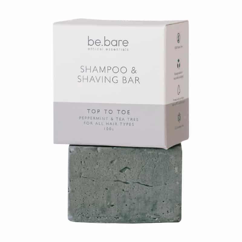 BeBareLife Top to Toe Shampoo & Shaving Bar BeBareLife Top To Toe Shampoo & Shaving Bar -CROWN SHOP Be.Bare Life Top To Toe Shampoo Shaving Bar 1