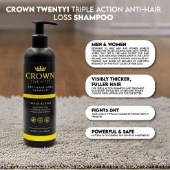 Crown Twenty1 Triple Action Anti-Hair Loss Shampoo (250ml) -CROWN SHOP COCR1001.3