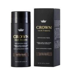 CROWN Hair Fibers Hair Loss Concealer 25g 75 Day Supply - Medium Brown