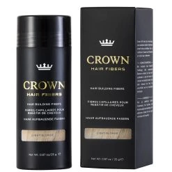 CROWN Hair Fibers Hair Loss Concealer 25g 75 Day Supply - Light Blonde