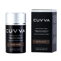 CUVVA Hair Fibers Hair Loss & Thinning Hair Concealer - 14g - Medium Brown