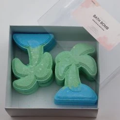 4 Tropical Island Bath Bombs
