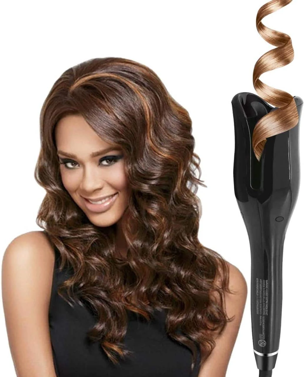Killer Deals Automatic Spin & Curl Fast-Heat Rotating Ceramic Hair Curler Killer Deals Automatic Spin & Curl Fast-Heat Rotating Ceramic Hair Curler -CROWN SHOP Killerdeals Automatic Ceramic Spin and Curl Hair Curler 8