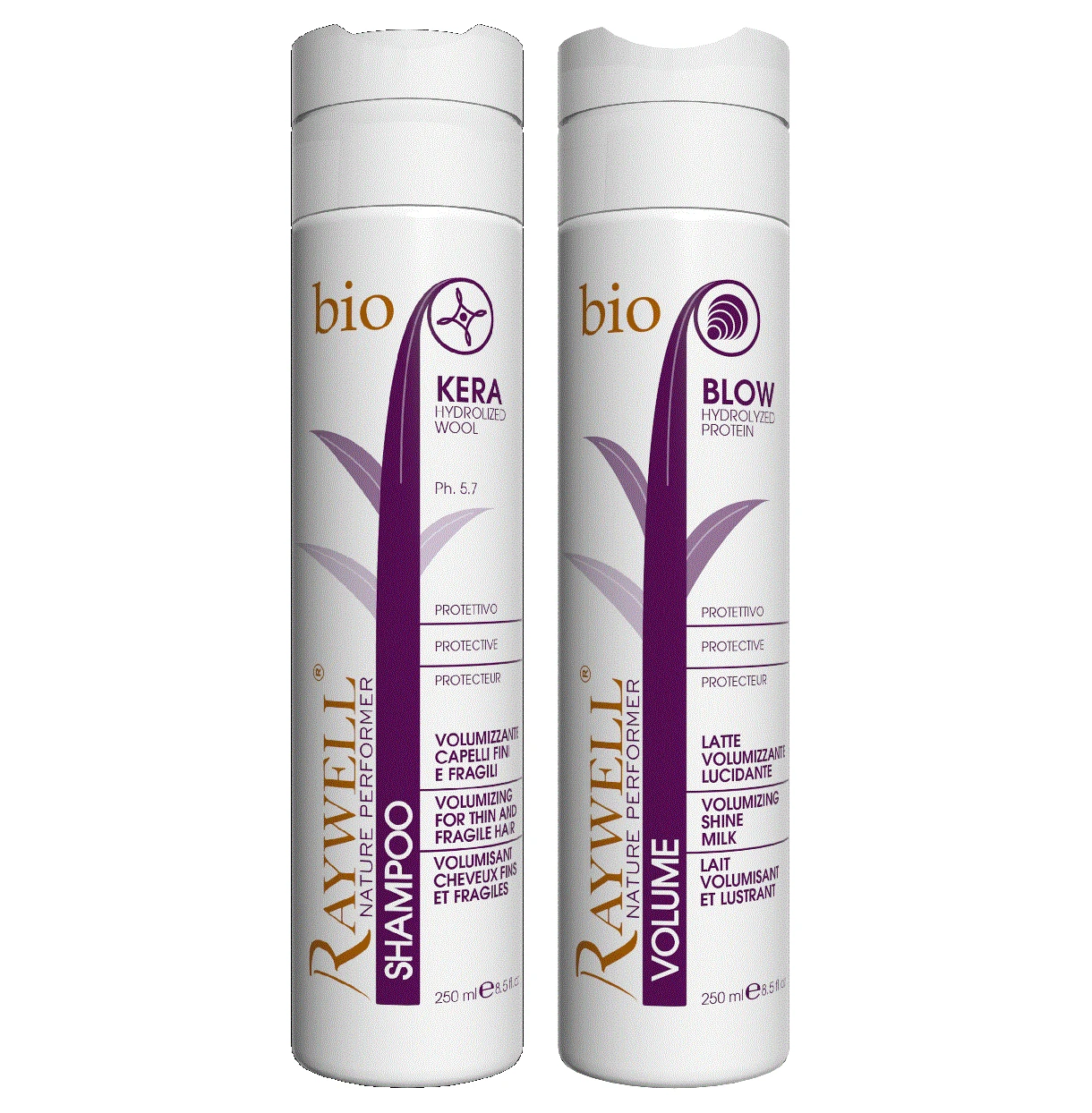 Raywell Volumizing Shampoo & Shine Milk for Thin/Fragile Hair 250ml Raywell Volumizing Shampoo & Shine Milk For Thin/Fragile Hair 250ml -CROWN SHOP RaywellVolumizing