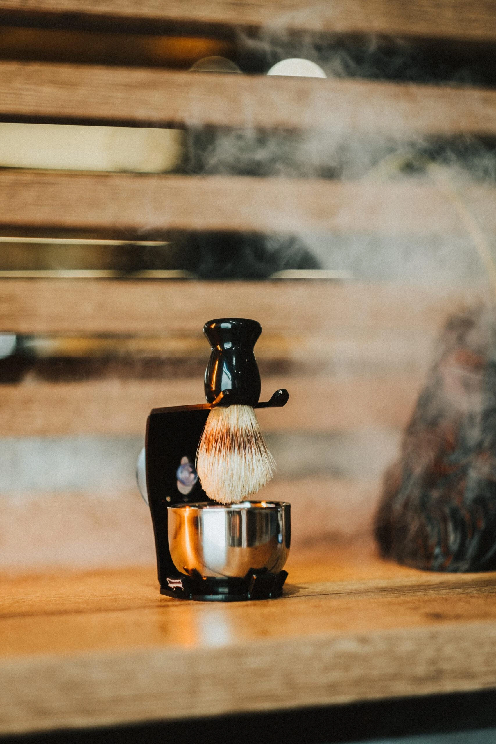 Shaving Brush, Stand & Bowl Shaving Brush, Stand & Bowl -CROWN SHOP Shaving Brush Stand 2 scaled 1