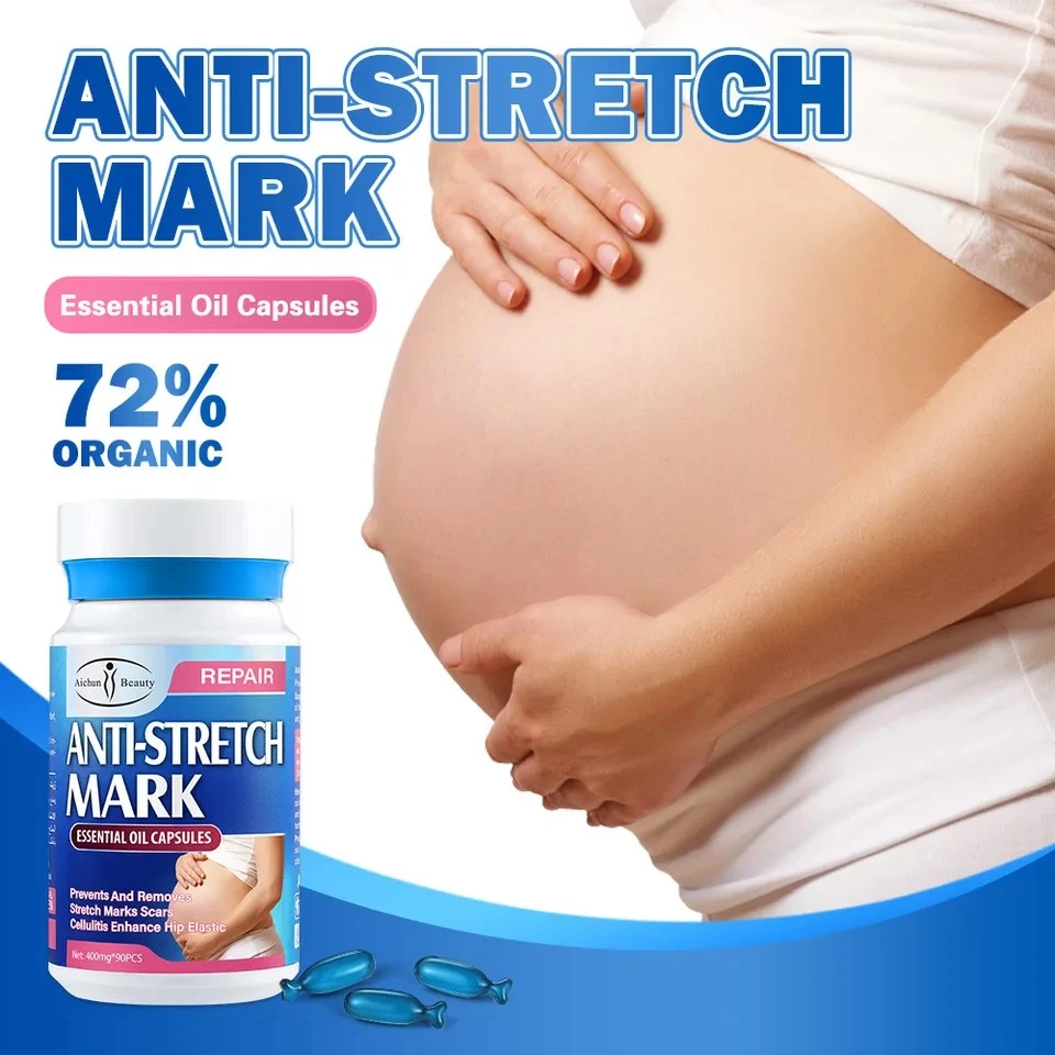 Anti Stretch Mark Essential Oil Capsules Box Of 90 Anti Stretch Mark Essential Oil Capsules Box Of 90 -CROWN SHOP anti stretch mark essential oil capsules 2