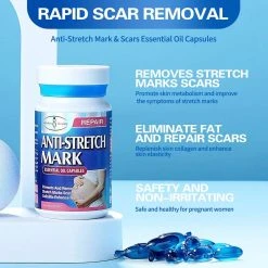 Anti Stretch Mark Essential Oil Capsules Box Of 90 3 Anti Stretch Mark Essential Oil Capsules Box Of 90 -CROWN SHOP anti stretch mark essential oil capsules 3
