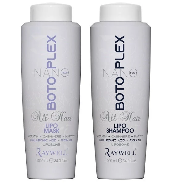Raywell Botoplex Lipo Sulphate Free Shampoo & Mask 1000ml Raywell Botoplex Lipo Sulphate Free Shampoo & Mask 1000ml -CROWN SHOP