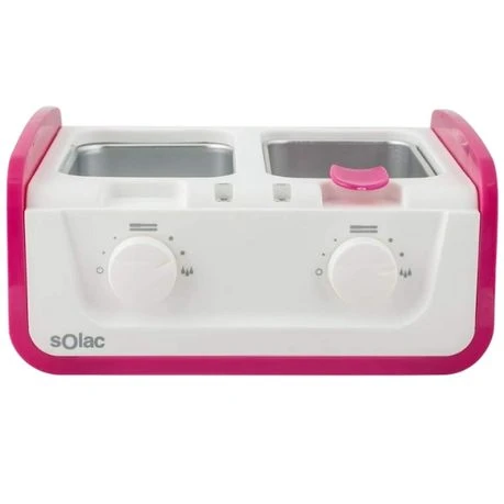 Solac - Wax Warmer / Double Bowl Wax Warmer Epilator and Filter Solac - Wax Warmer / Double Bowl Wax Warmer Epilator And Filter -CROWN SHOP s