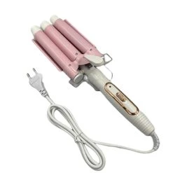 3 Barrels Hair Wave Curler Iron For Women PINK